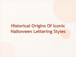 Spooky Scripts: Halloween Fonts From History