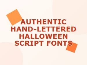 Spooky and Sweet Hand-Lettering Halloween Fonts