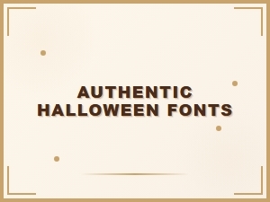 Vintage Halloween Poster Fonts for Your Party Graphics